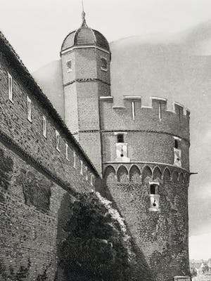 Wim Bettenhausen - ets - 'Wolken boven Pelsertoren' - 1992 (Eigen druk) kopen? Bied vanaf 135!