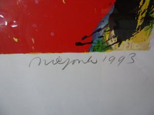 Nic Jonk - Zeefdruk. Titel, "Vrouw". kopen? Bied vanaf 120!