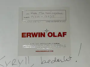 Erwin Olaf - 'De Boksschool' (Hope Series, 2005) - Gesigneerd & Persoonlijke Inscriptie kopen? Bied vanaf 1000!