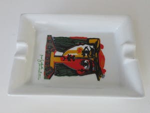 Niet of onleesbaar gesigneerd - Porseleinen asbakje Picasso - XL Art kopen? Bied vanaf 1!