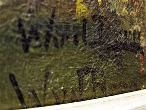 Niet of onleesbaar gesigneerd - omstreeks 1900 geschilderd Haagse School landschap - gesigneerd kopen? Bied vanaf 10!