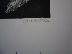 Ans Wortel - Zeefdruk. Titel, Temidden van de overwinnaars van onze dierbare moeder aarde . kopen? Bied vanaf 50!