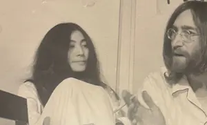 Laurens van Houten - John Lennon & Yoko Ono Bed Peace Amsterdam kopen? Bied vanaf 995!