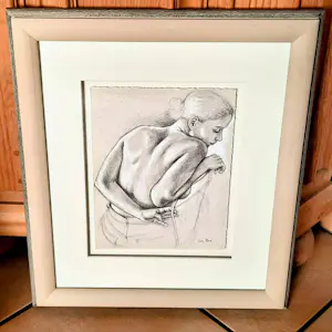 Francine van Hove - Lithografie auf Büttenpapier "Ladies" Passepartout Rahmen kopen? Bied vanaf 90!