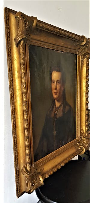 Wilhelm Kleinenbroich - Een portret van dame kopen? Bied vanaf 550!