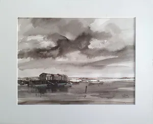 Hen Euverman - Ile d'Oléron | aquarel - Ingelijst kopen? Bied vanaf 95!