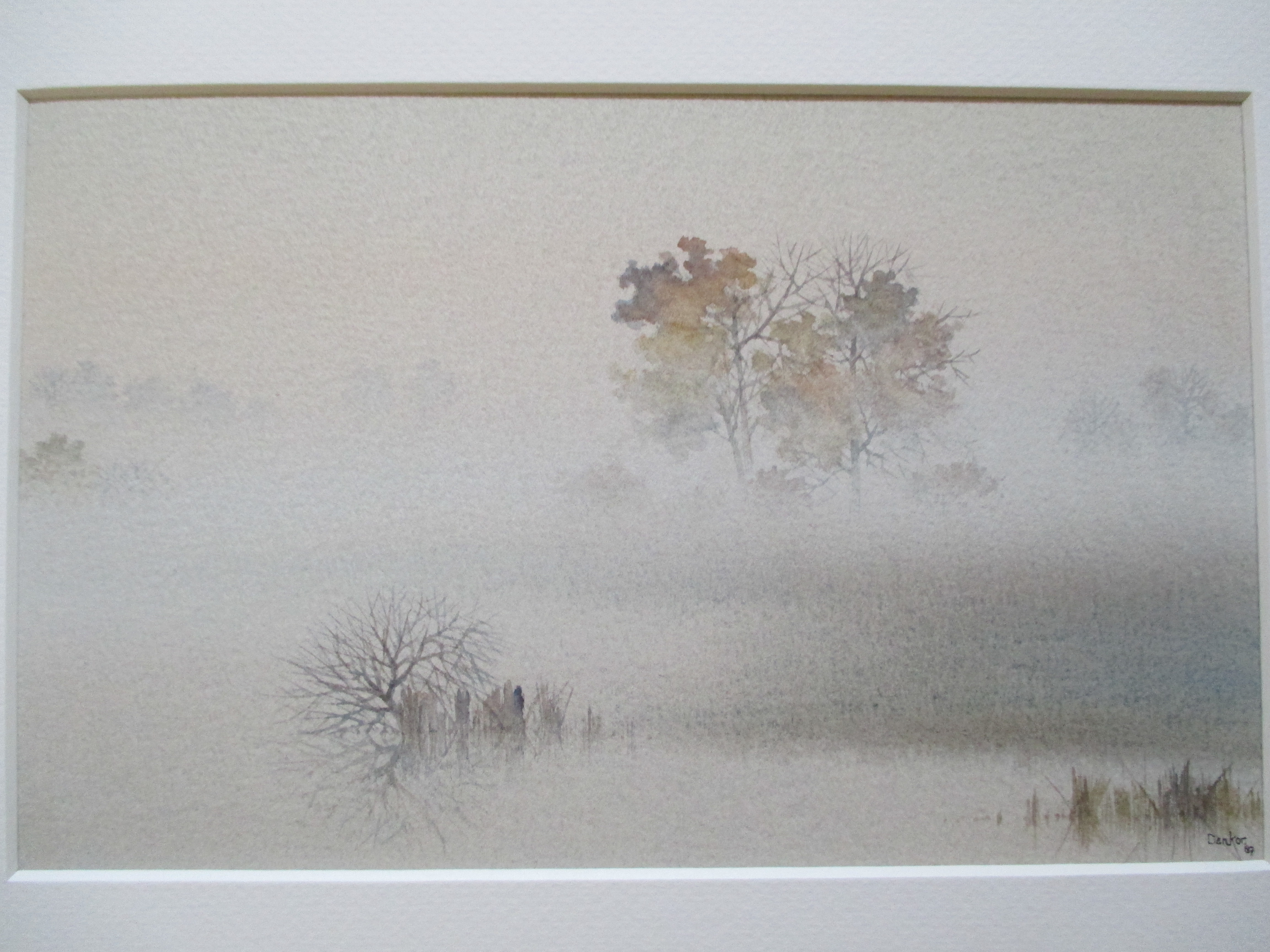Denkor - Aquarel landschap verkocht voor € 35!