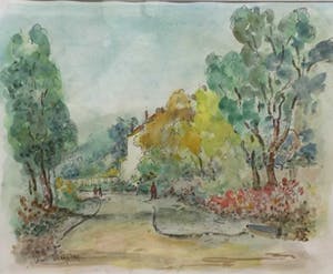 Louis Meys - C3406, wandelaars in park kopen? Bied vanaf 200!