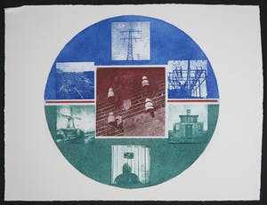 Jan Hofman - Ets en aquatint, Zonder titel - Ingelijst kopen? Bied vanaf 1!