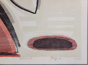 Yvan Theys - gesigneerde houtsnede -Peinzend kopen? Bied vanaf 69!