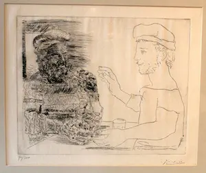AcheterPablo Picasso - twee drinkers (tab4)? Enchérissez de 750!