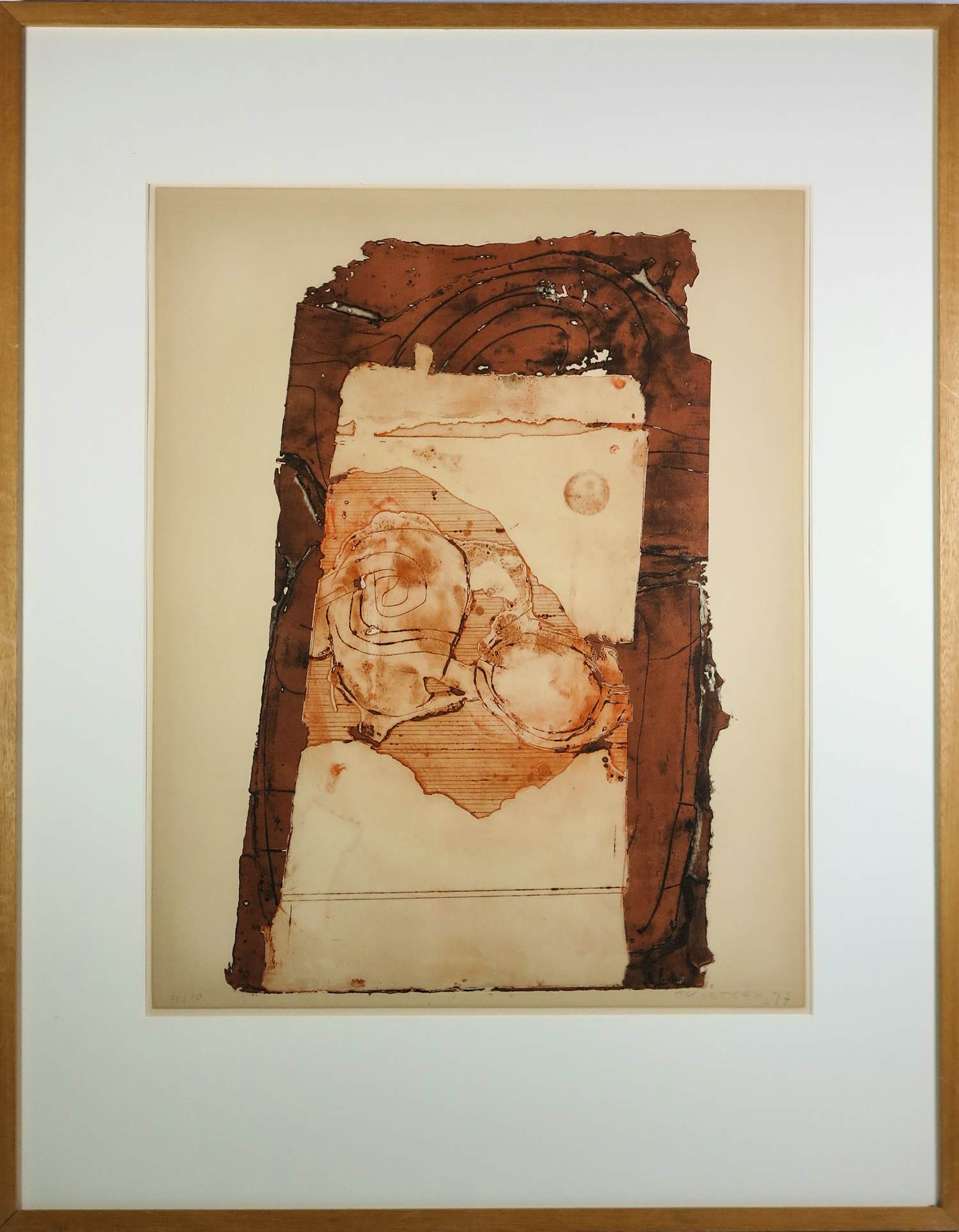 Cees Kortlang - Kleurets op papier, Prehistoric images - Ingelijst kopen? Bied vanaf 60!