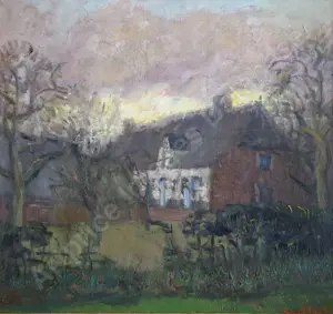 Romain Malfliet - Monumentale monografie & toegeschreven olieverfschilderij Oude Molen Delft kopen? Bied vanaf 75!