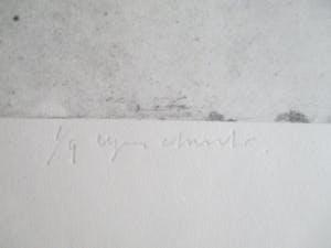 Geertjan van Oostende - Grote ets "La Veuve" kopen? Bied vanaf 35!