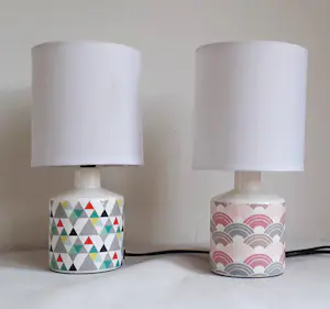 Niet of onleesbaar gesigneerd - Twee Seylumiere lampen met jaren 50 design kopen? Bied vanaf 10!