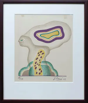 Jörg Remé - Litho (1969) - Ingelijst kopen? Bied vanaf 55!