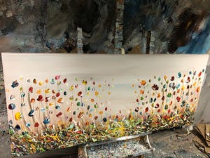 Gena - Abstract Bloemen kopen? Bied vanaf 250!