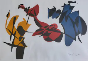 Jan van der Zee - Abstracte compositie (1968) kopen? Bied vanaf 180!