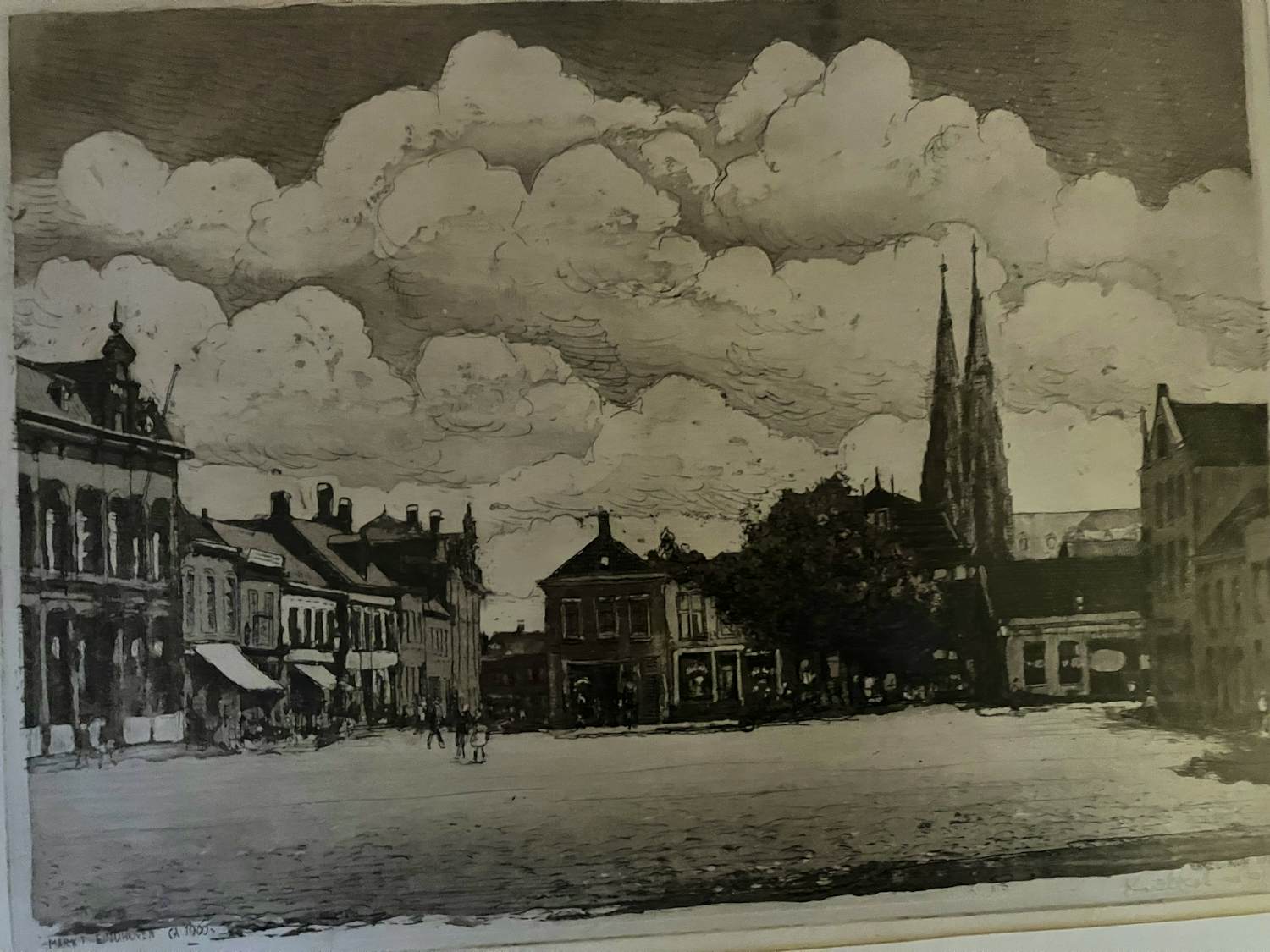 Karel Kok - Markt te Eindhoven omstreeks 1900 kopen? Bied vanaf 44!