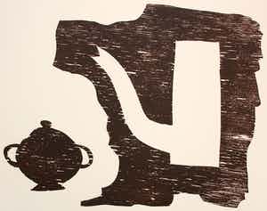 Klaas Gubbels - Houtsnede: 1999 verkocht voor € 295!