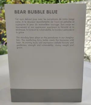 Richard Orlinski - BEAR BUBBLE (BLUE EDITION) – Skulptur kopen? Bied vanaf 300!