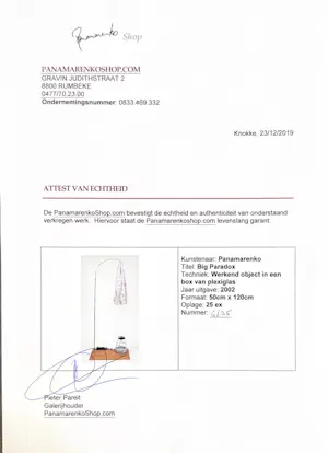 Panamarenko - Big paradox, 2002 kopen? Bied vanaf 14000!