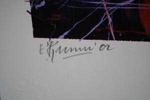 Eric-Jan Kremer - Formule I - ingelijste zeefdruk kopen? Bied vanaf 35!