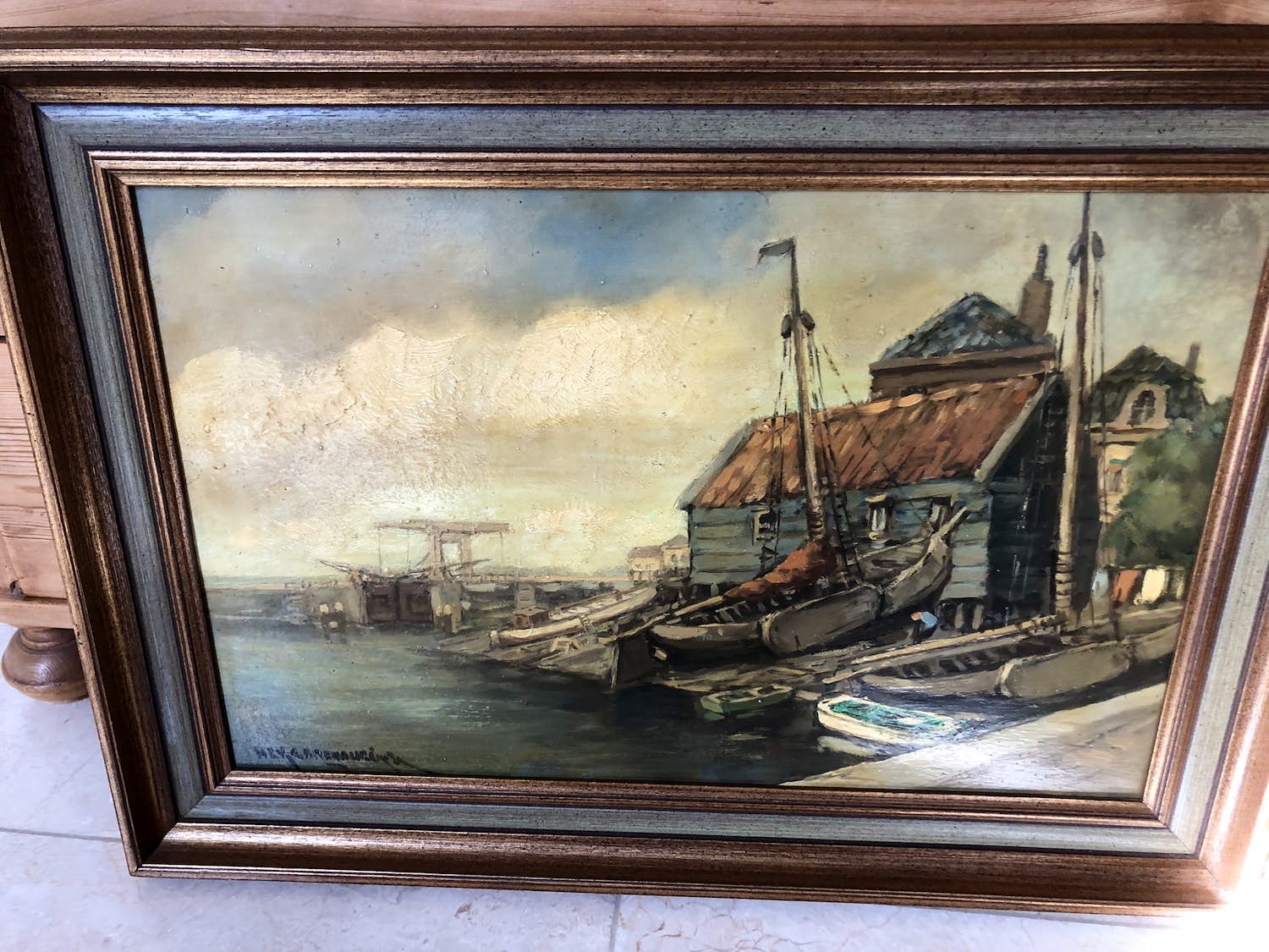 Hendrik Cornelis Kranenburg - Havengezichtje kopen? Bied vanaf 45!