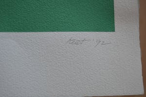 Nigel Kent - Acryl op papier, Geometrische compositie kopen? Bied vanaf 1!