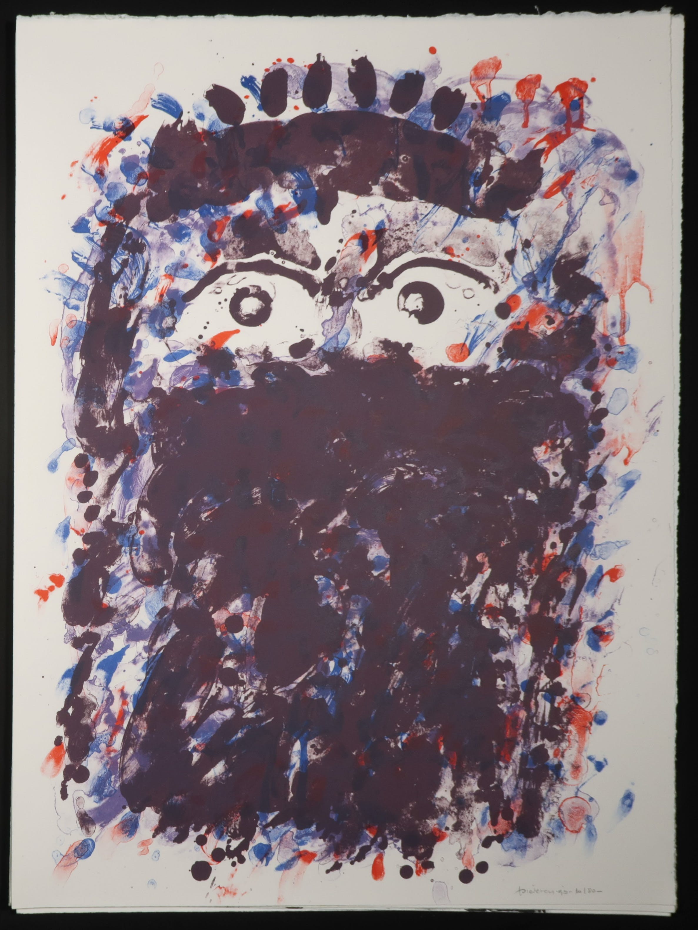 Jef Diederen - Portfolio met 7 litho's naar teksten van Lucebert, Mooi Hoofd kopen? Bied vanaf 300!