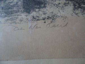 Otto Hanrath - Litho, De Nes Texel. kopen? Bied vanaf 30!