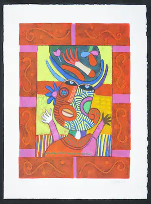 Clemens Briels - Zeefdruk, Gloria brings wood to the fire kopen? Bied vanaf 1!