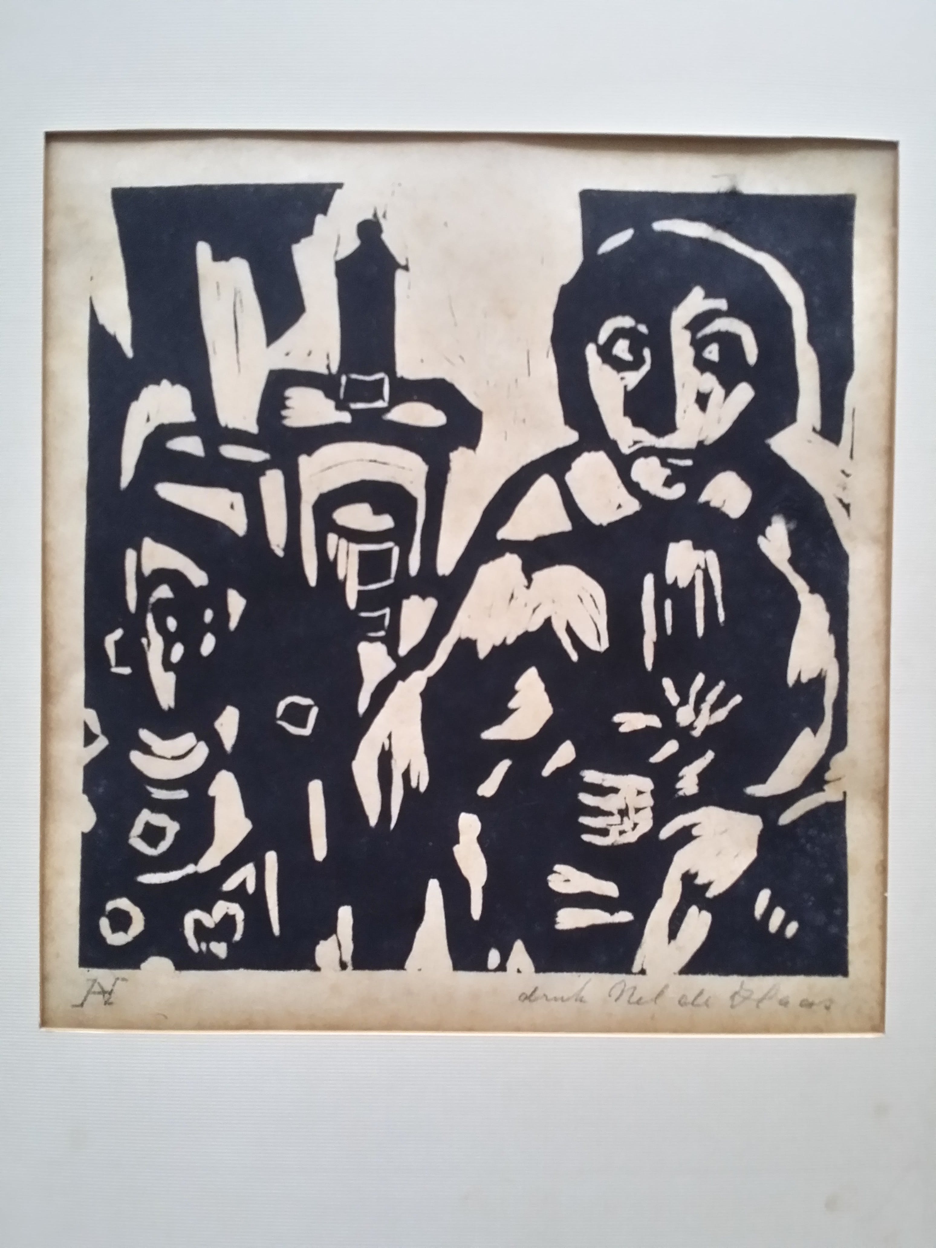 Aad de Haas - Huiskamer figuur. verkocht voor € 45!