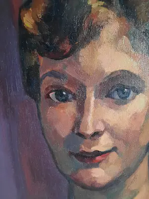 Matthieu Wiegman - Portret van een dame, olieverf. kopen? Bied vanaf 750!