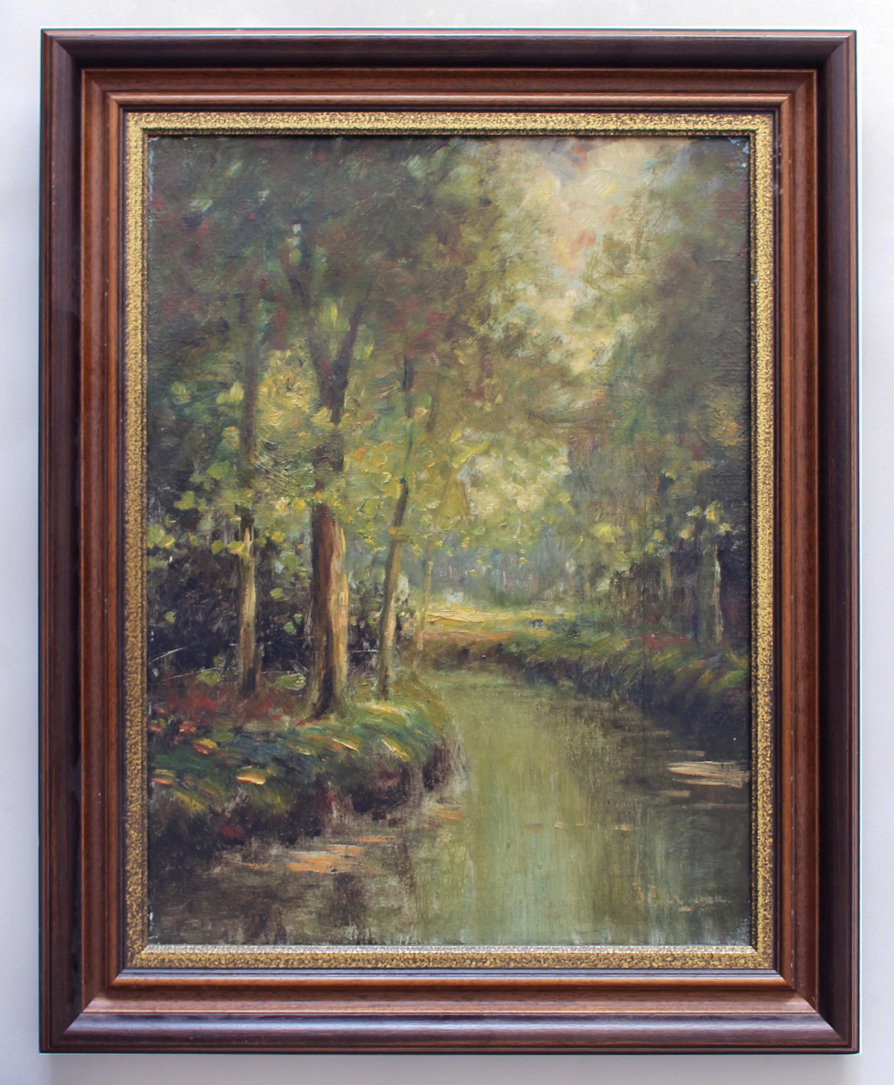 Jacques Bergmans - Bosgezicht verkocht voor € 40!