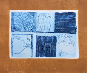 Jan Montyn - Sceau du Soleil, aquatint ets kaufen? Bieten Sie von 95!