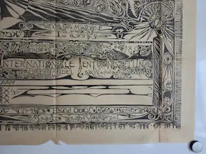 Carel Lion Cachet - Diploma. Houtsnede. Bijlage bij Wendingen. kopen? Bied vanaf 69!