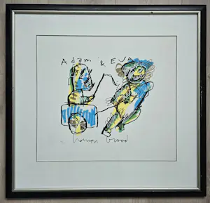 Herman Brood - Adam en Eva- handgesigneerd - 135 ex kaufen? Bieten Sie von 1!