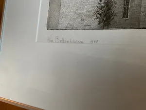 Wim Bettenhausen - Prachtige gedetailleerde ets, Ziekenhuis Westeinde (Den Haag) kopen? Bied vanaf 125!