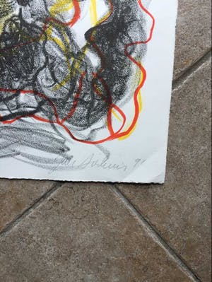 Jan Sierhuis - "Gitana" - litho uit 1991 - oplage: 100 ex. kopen? Bied vanaf 55!