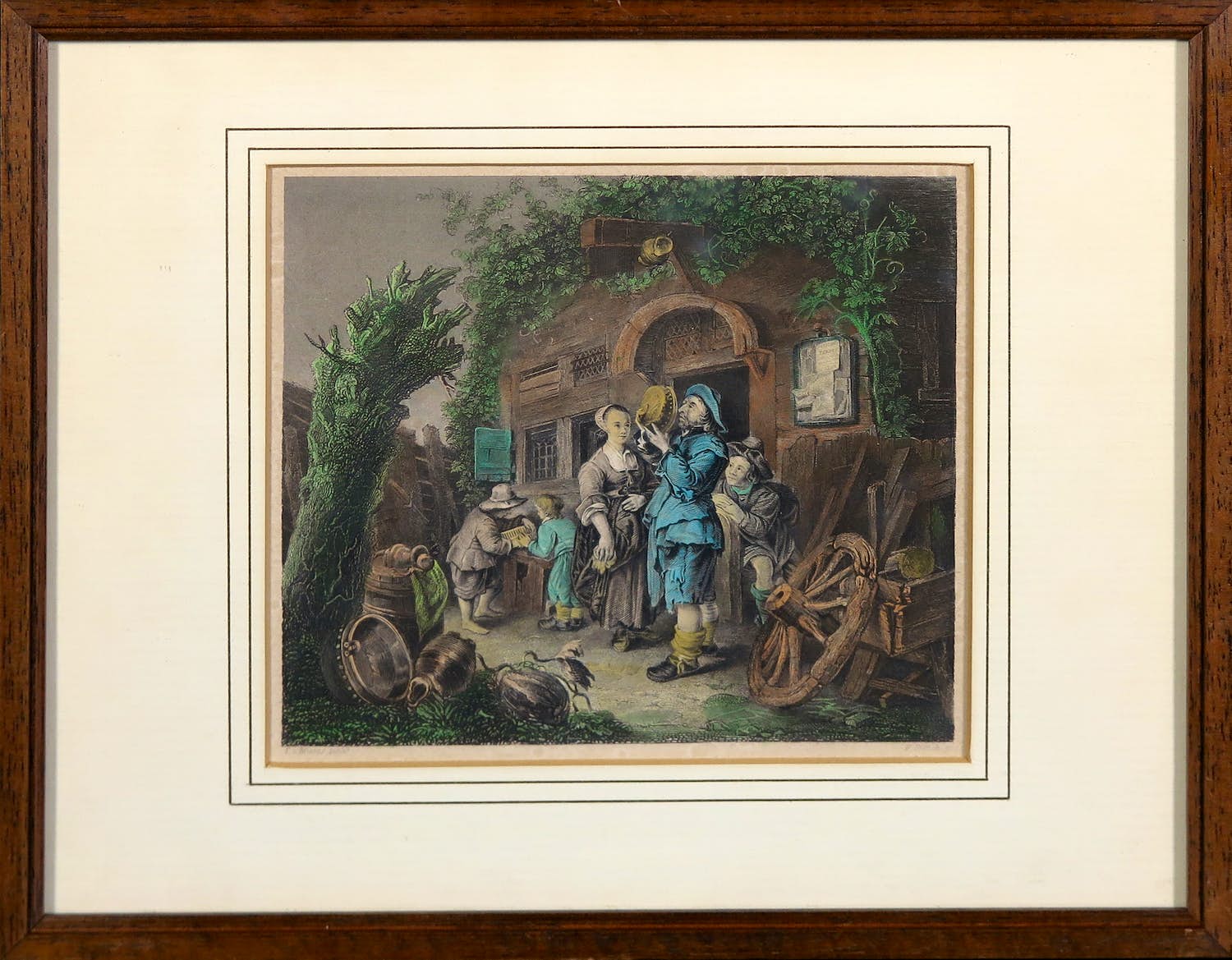 William French - Kleurenlitho, Zonder titel kopen? Bied vanaf 1!