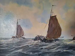 Jan Kelderman - Botters op zee kopen? Bied vanaf 70!