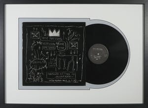 Jean-Michel Basquiat - LP-hoes, Rammellzee, K-Rob: Beat Bop - Ingelijst kopen? Bied vanaf 1!