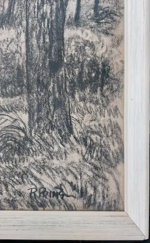 Riekele Prins - Boslandschap kopen? Bied vanaf 80!