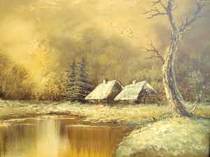 Henner Knauf - Winterlandschap verkocht voor € 85!