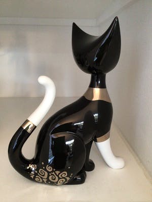 Rosina Wachtmeister - Kattenbeeld “ PIERLUIGI “. 30 cm hoog ! kopen? Bied vanaf 135!