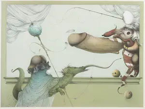 Hans Kanters - Litho, Zonder titel - Ingelijst kopen? Bied vanaf 200!