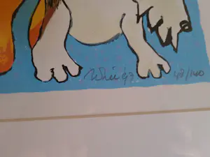 Marijn Moree - Zeefdruk "Noisy Family" kopen? Bied vanaf 225!