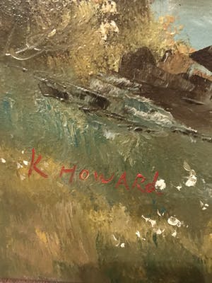 Niet of onleesbaar gesigneerd - K.Howard kopen? Bied vanaf 10!