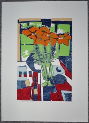 Vincent van Ojen - Bloemstilleven kopen? Bied vanaf 65!